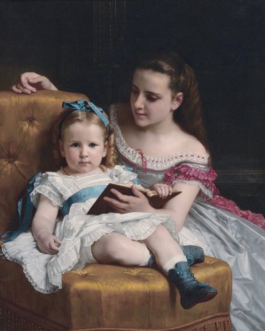 Portrait of Eva and Frances Johnston