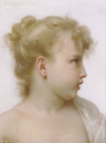 Study - Head Of A Little Girl
