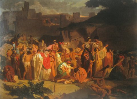 The Jews led into captivity