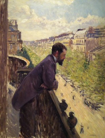 Man on a Balcony