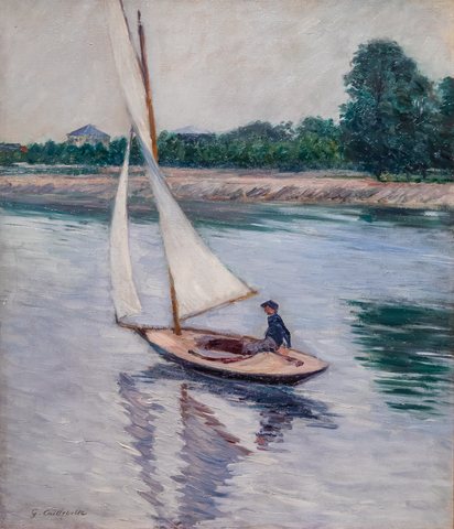 Sailing ship on the Seine at Argenteuil