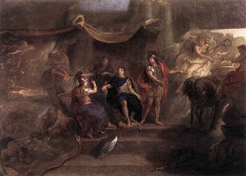 LE BRUN Charles The Resolution Of Louis XIV To Make War On The Dutch Republic