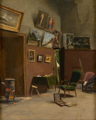 Studio in the Rue de Furstemberg