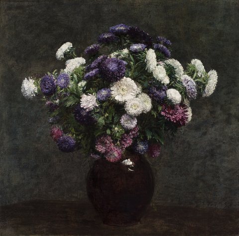 Asters in a Vase
