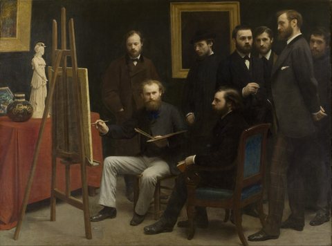 Ein Atelier in Batignolles