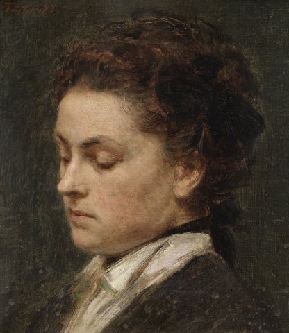 Victoria Dubourg, wife of the Artist