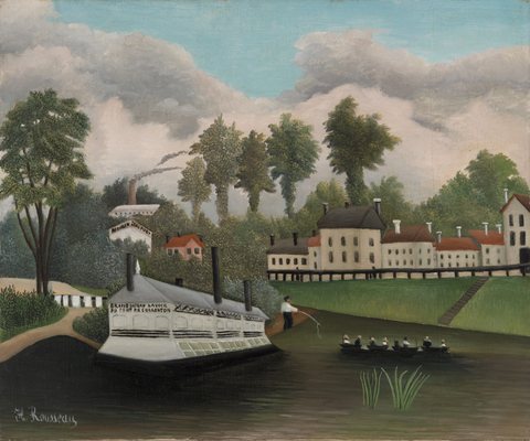 The Laundry Boat of Pont de Charenton (Le Bateau-lavoir du Pont de Charenton)