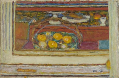 Basket of Fruit in a Cupboard
