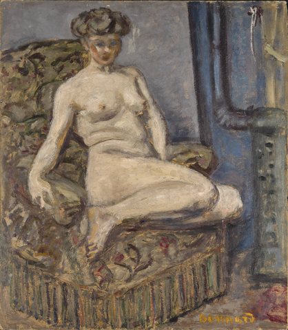 Model in Armchair