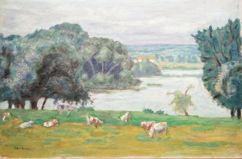 Pasture on the Banks of the Seine