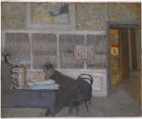 At the Revue Blanche (Portrait of Félix Fénéon)