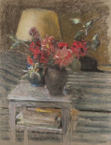 Fleurs sur une table