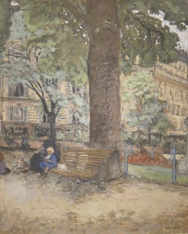 Bench in the Parc Vintimille