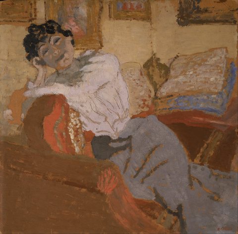 Madame Hessel au Sofa (Madame Hessel on the Sofa)