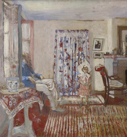 Edouard Vuillard — The Painter Ker-Xavier Roussel and His Daughter