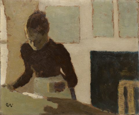 Woman Ironing