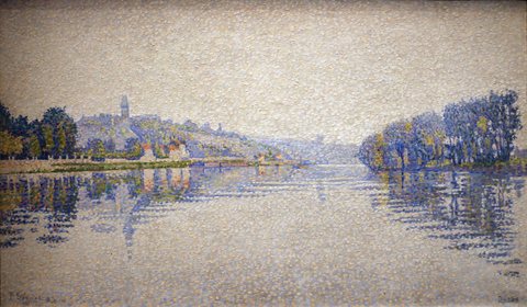 Banks of river Seine at Herblay