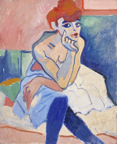 Андре Дьорен — Woman in a Chemise