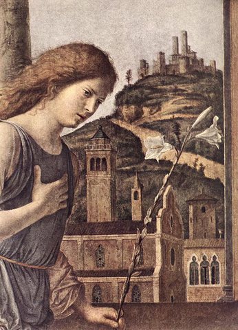 The Annunciation detail