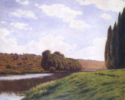 Landscape with Cypresses