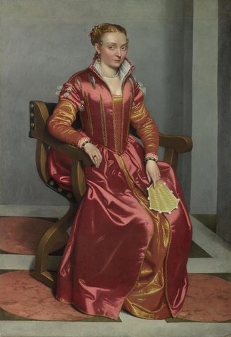 Portrait of a Lady ('La Dama in Rosso')