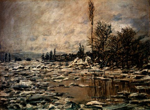 Break up Of Ice Lavacourt