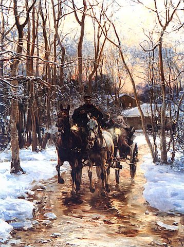 Riding at Dusk