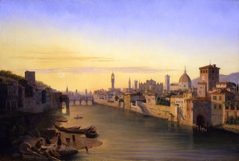 Florence, a View of the River Arno