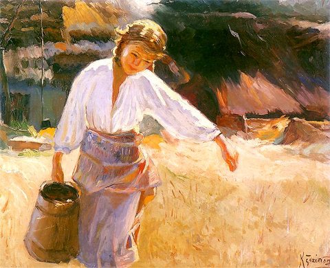 Girl with a Jug