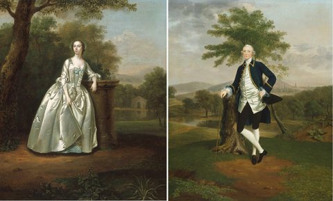 Portraits of Mr and Mrs Edward Travers
