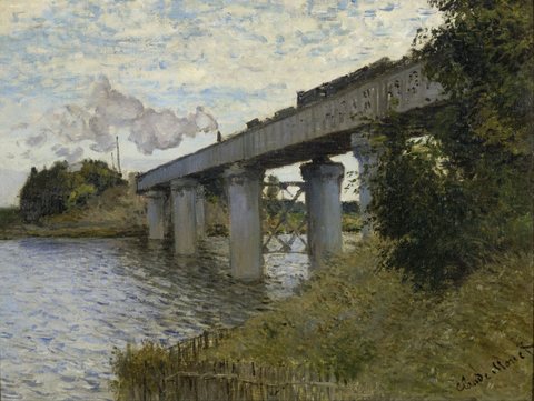 The Railway Bridge At Argenteuil