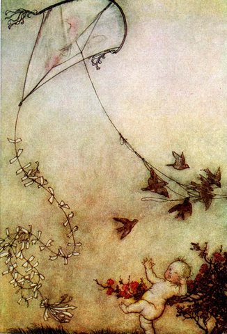 Illustration for Peter Pan in Kensington Gardens
