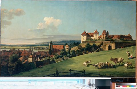 View of Pirna from Sonnenstein Castle
