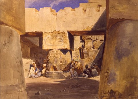 School in the Temple of Luxor