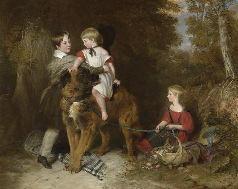 Portrait of the Children of Rev. Edward Coleridge of Eton College