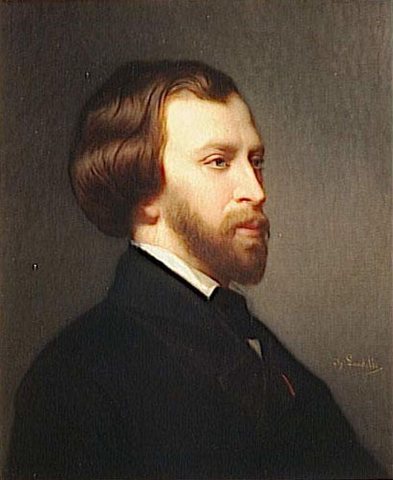 Portrait of Alfred de Musset