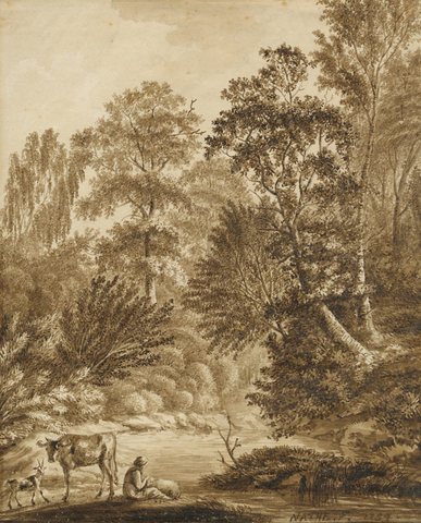 A View in the Auwald near Leipzig