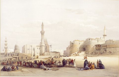 The Entrance to the Citadel of Cairo