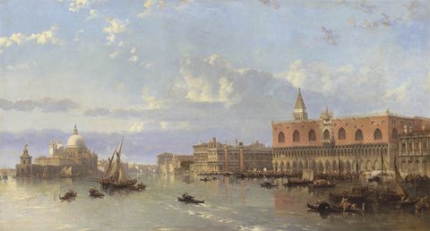 View of the Doge's Palace and the Piazzetta, Venice