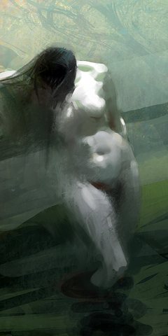 in water