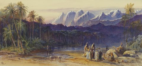 An Arab Encampment in Wadi Feiran, Egypt