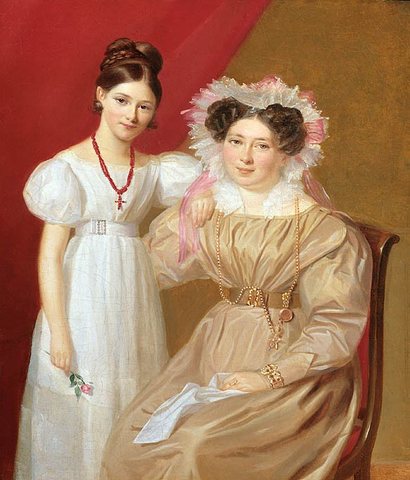 Portrait of a Mother and Daughter