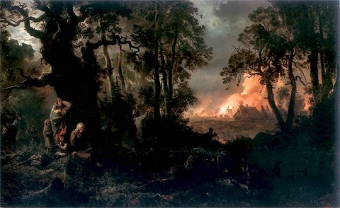 Village on Fire
