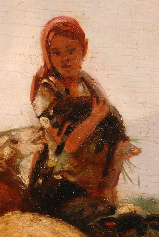 Shepherdess (detail)