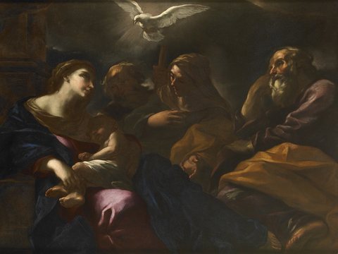 The Holy Family with Saints Anne and Joachim