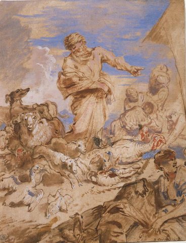 Noah Leading the Animals into the Ark