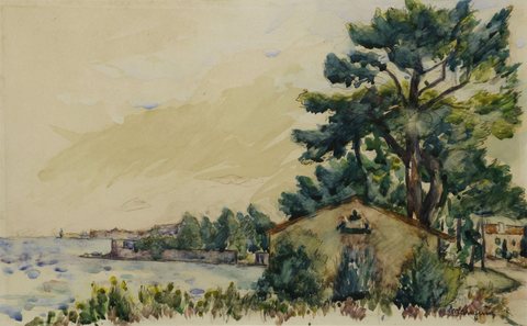 View of La Moune, Saint-Tropez
