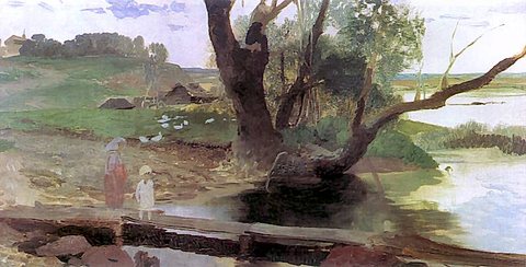 Landscape on the Svislach