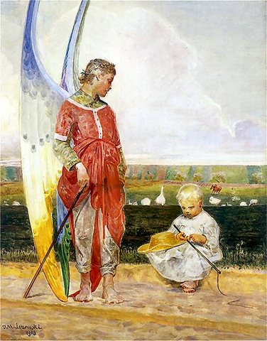 Angel and the Shepherd Boy