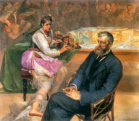Asnyk with the Muse